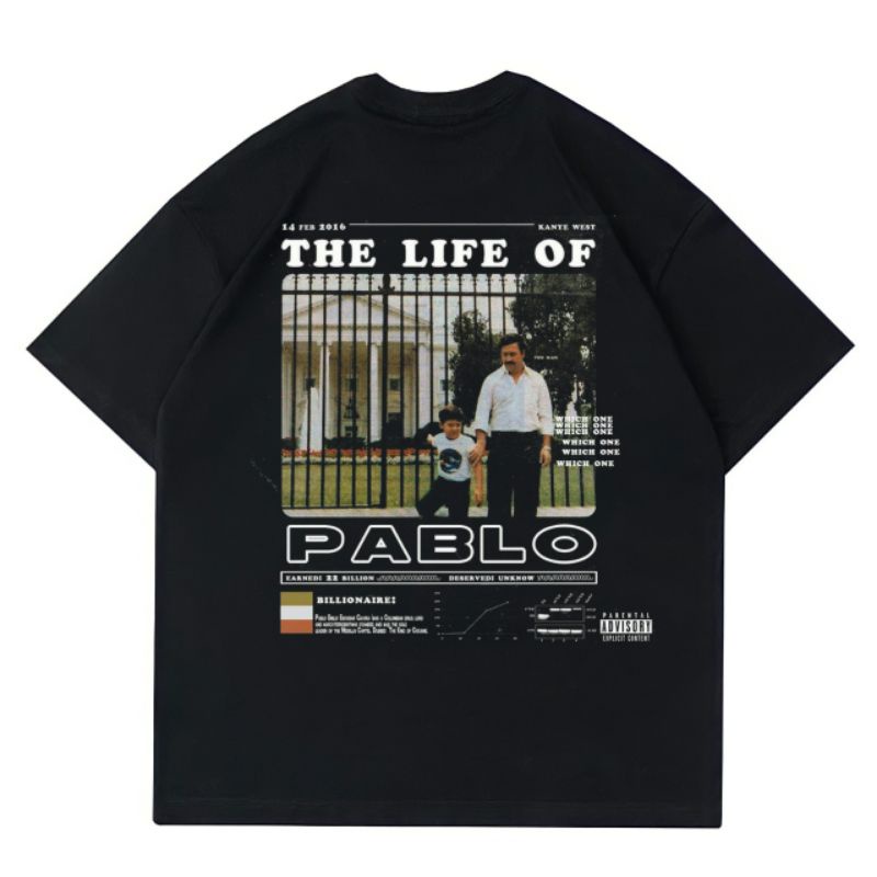 เสื้อยืด พิมพ์ลาย Pablo ESCOBAR| เสื้อยืด พิมพ์ลาย Pablo Escobar's | ชีวิตของ PABLO | เสื้อเชิ้ต สีด