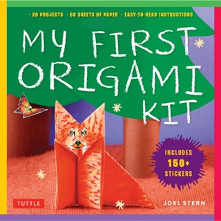 My First Origami Kit : [Origami Kit with Book, 60 Papers, 150 Stickers, 20 Projects] Mixed media product English