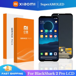 6.39&amp;#39;&amp;#39; Super AMOLED หน้าจอแสดงผล LCD และแผงดิจิไทเซอร์ สัมผัส สําหรับ Xiaomi Black Shark 2 SKW-H0 SKW-A0 Black Shark 2 Pro DLT-A0