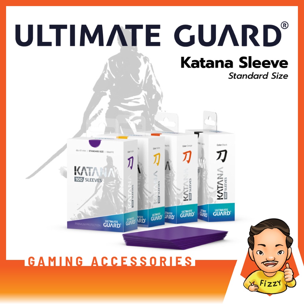 [FIZZY] Ultimate Guard: Katana Sleeves Standard Size [ซองใส่การ์ด]