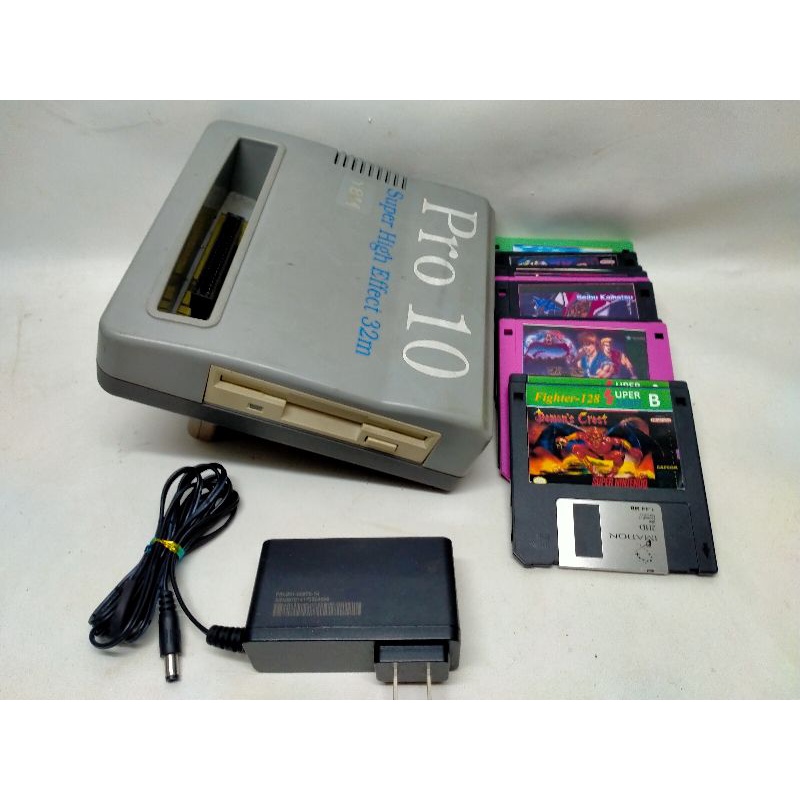 หัวโปร UFO Pro 10 ของ SFC/Snes พร้อมเกม หม้อแปลงไฟไทย เกม Rockman X มารีโอ้ ไฟนอลไฟท์ อื่นๆ 9เกม