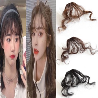 Cod พร้อมส่ง วิกผมหน้าม้าปลอม แบบต่อขยาย แฟชั่น