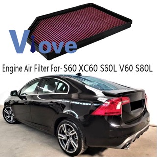 ไส้กรองอากาศเครื่องยนต์รถยนต์ 1 ชิ้น สําหรับ S60 XC60 S60L V60 S80L