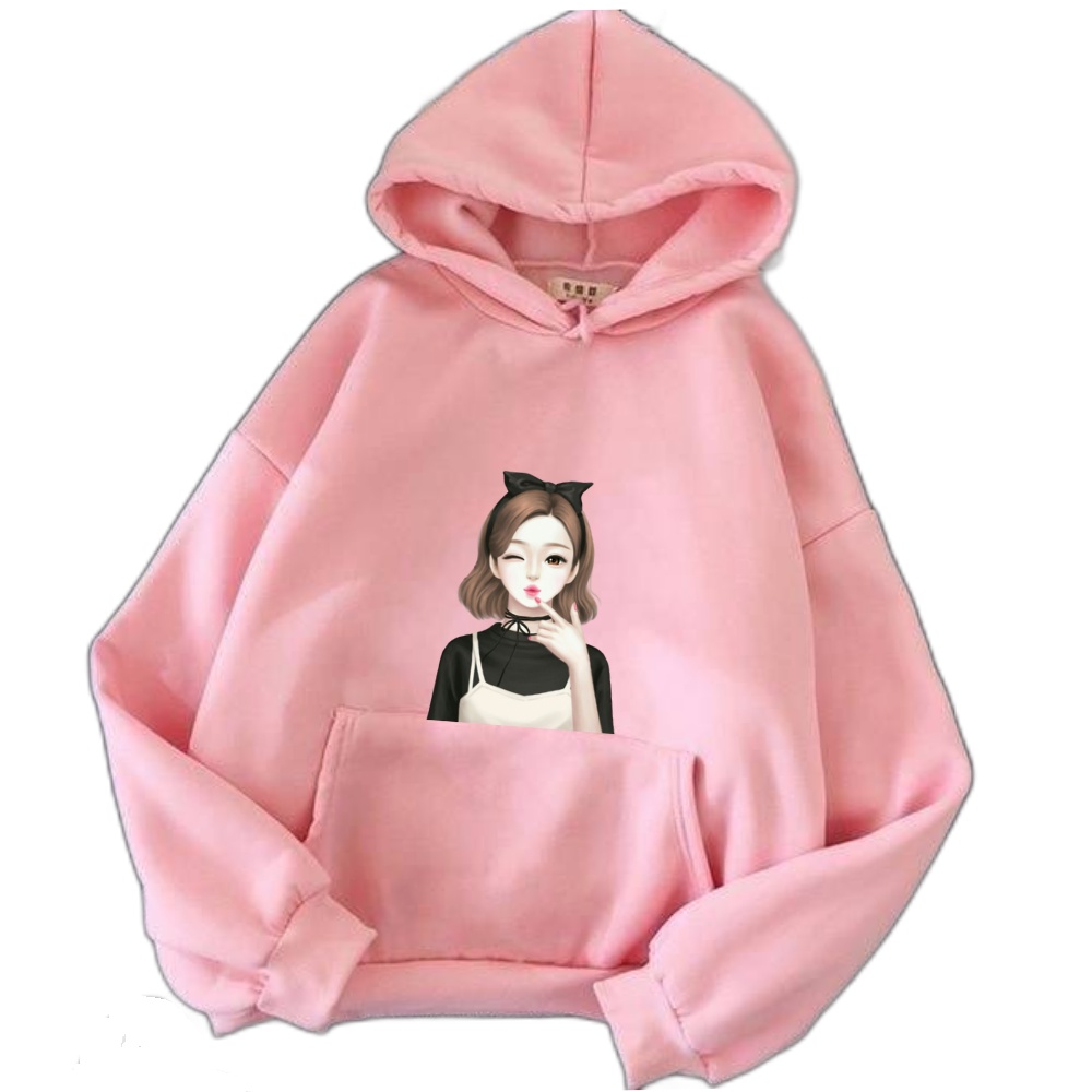 KATUN Zepeto Cherrybel เสื้อกันหนาวมีฮู้ดเด็กผู้หญิง ขนแกะผ้าฝ้ายล่าสุด เสื้อกันหนาวมีฮู้ดเด็กผู้หญิ