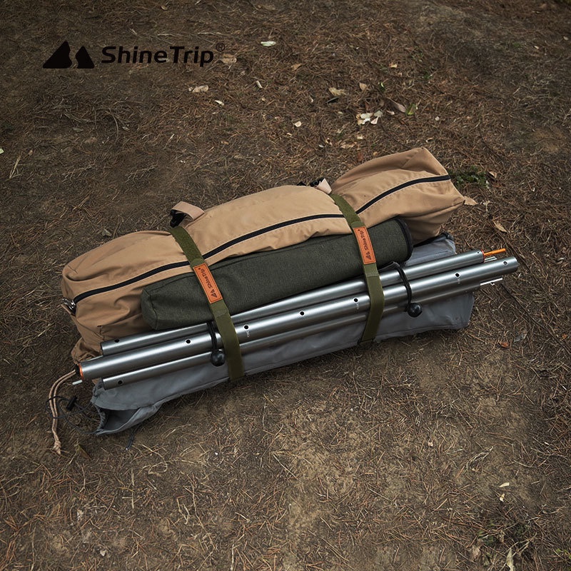 ShineTrip สายรัดอเนกประสงค์ไนลอน ปรับขนาดได้ ติดด้วยตีนตุ๊กแก ชุดละ 2เส้น