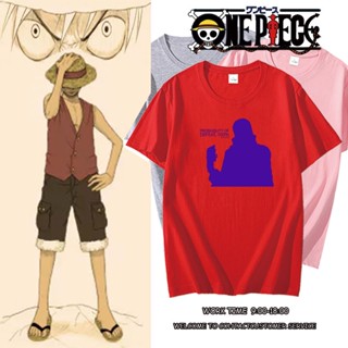 เสื้อยืด One Piece Nico·Robin Tee เสื้อสาวอวบ เสื้อยืดสไตล์เกาหลี เกาหลี เสื้อยืดสีขาวผู้หญิง เสื้อยืด_23