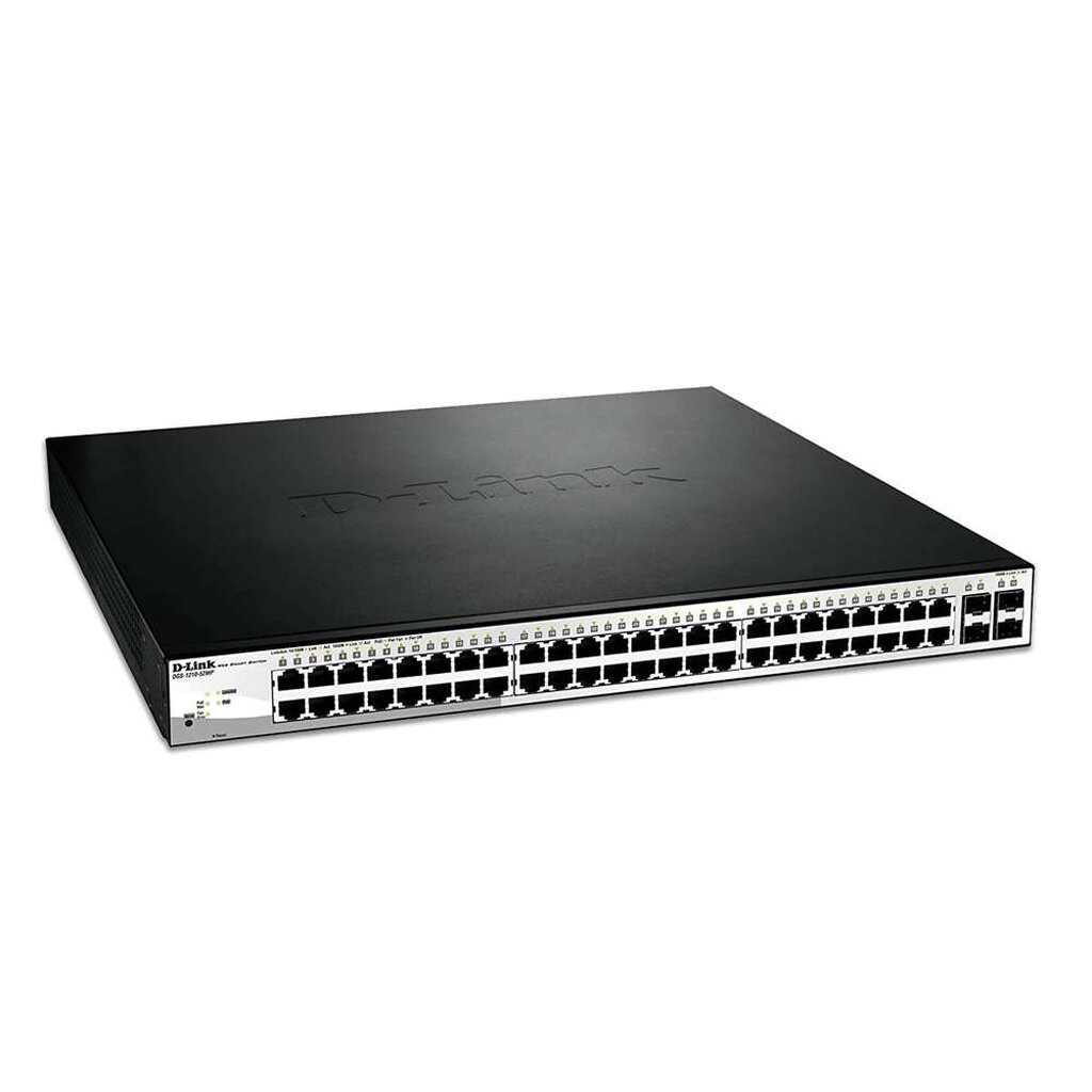 D-LINK DGS-1210-52MP 52 ports web smart PoE Switch with 48 UTP and 4 SFP Ports
