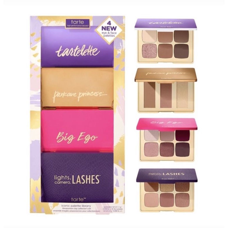 TARTE iconic palette library Amazonian clay collector's set ของแท้100%