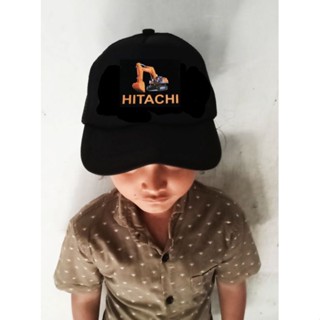 Hitachi หมวกตาข่าย รถขุด สําหรับเด็ก