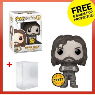 ฟิกเกอร์ไวนิล Funko Pop Harry Potter - Sirius Black Prisoner Exclusive Chase 67 พร้อมตัวป้องกัน