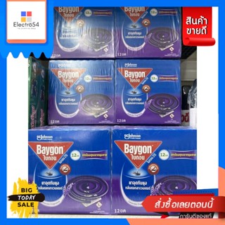 ไบกอน จุดกันยุง กลิ่นลาเวนเดอร์ 1แพ็ค*6 กล่องBaygon mosquito repellent spot lavender scent 1 pack*6 boxes