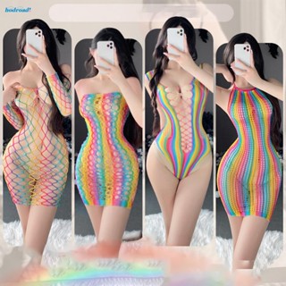 【HODRD】Womens Body Stocking Bodysuit Sexy Fishnet Sleepwear Lingerie Thigh Highs Fast delivery【Fashion】