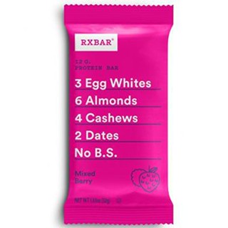 Rxbar Mixed Berry Protein Bar 52g. อาร์เอ็กซ์บาร์มิกซ์เบอร์รี่โปรตีนบาร์ 52ก.