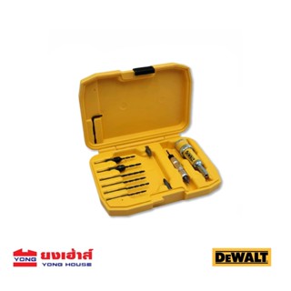 DEWALT ชุดดอกไขควงและดอกสว่านเจาะนำ 12 ชิ้น รุ่น DW2735 DW2735P B 28877552071