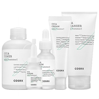 [COSRX] Pure Fit Cica LINE โทนเนอร์/เซรั่ม/ครีม/คลีนเซอร์/แป้ง