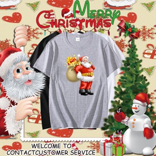 เสื้อผ้าคริสต์มาส เสื้อยืด เสือยืดผู้ชาย เสื้อ Christmas เสื้อวันคริสต์มาส เสื้อยืดวันคริสต์มาส ใส่เดินทาง 80