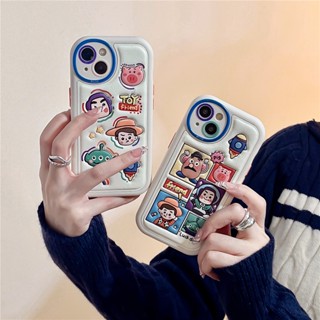 เคสโทรศัพท์มือถือหนัง TPU แบบนิ่ม พิมพ์ลายการ์ตูน สําหรับ iphone 14 Pro Max 13 Pro Max 12 Pro Max