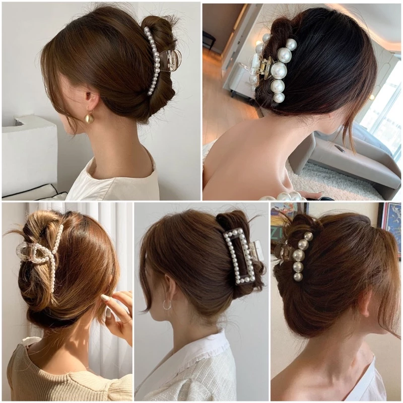 พร้อมส่ง ไม่ต้องรอพรี กิ๊บติดผมมุกสไตล์เกาหลี