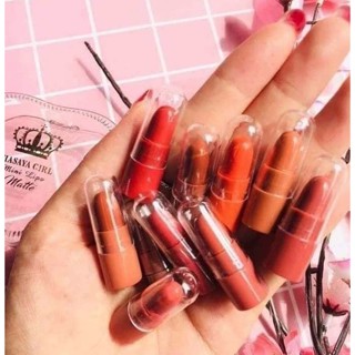 ⚡FLASH SALE⚡♡พร้อมส่ง Hasaya Girl HH1023 Matte Mini Lips 10 kinds Rich color as you choose(6boxes in a pack)