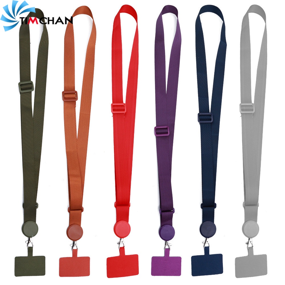 สายคล้องโทรศัพท์มือถือ ป้องกันการสูญหาย สามารถปรับได้ พร้อมสายคล้องคอ และช่องใส่บัตร ที่ถอดออกได้ ที่ทนทาน แบบสากล