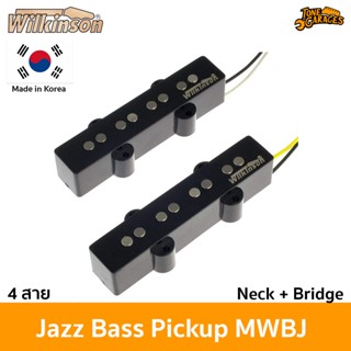 Wilkinson MWBJ Set ปิ๊กอัพแจ๊สเบส 4 สาย (Neck + Bridge) Made in Korea