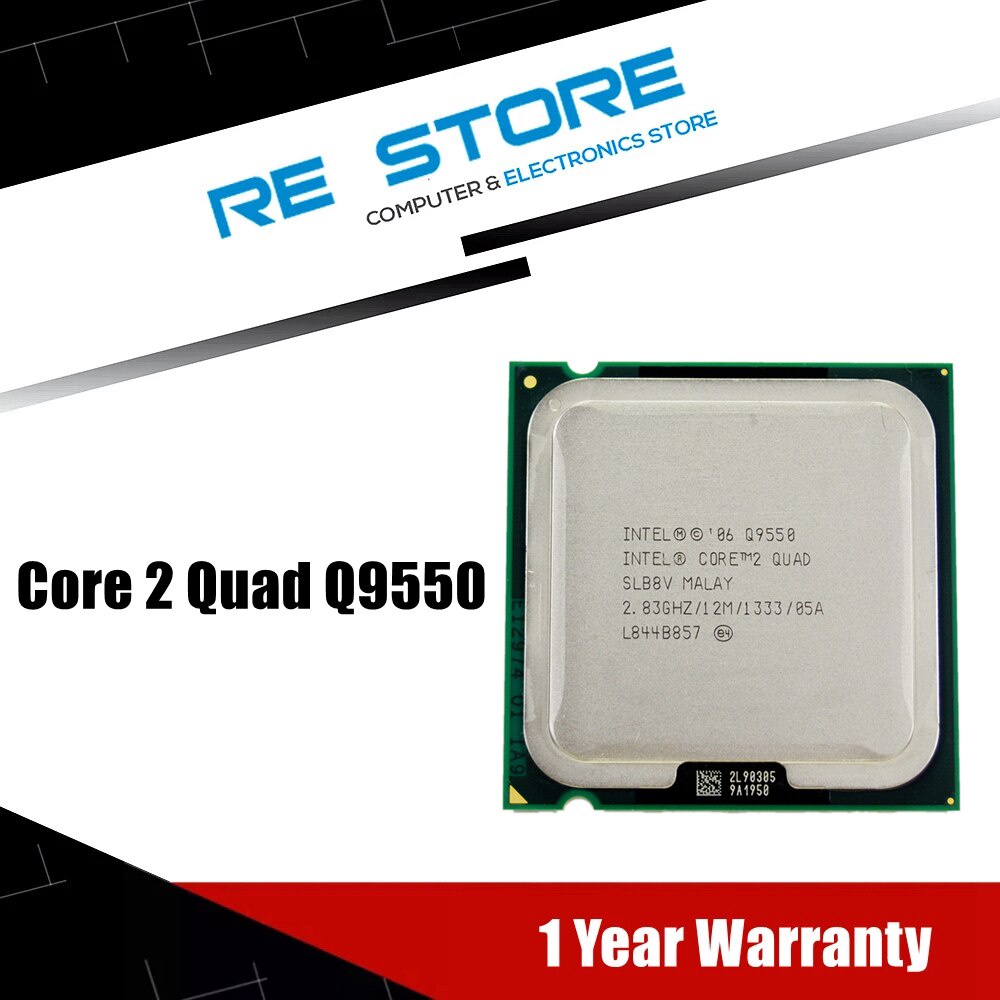 【พร้อมส่ง】intel Core 2 Quad q9550 แคช CPU 2.83GHz 12MB L2 FSB 1333 LGA 775