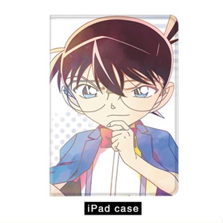 Anime detective Conan เคสไอแพด 10.9 gen10 10.2 gen 7 8 9 เคส air 4 5 mini 1/2/3/4/5/6 2020/21/22 pro 11 tri-fold case