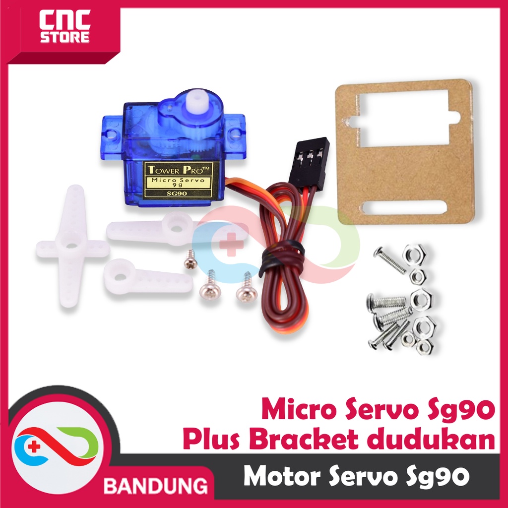 TOWERPRO SERVO MOTOR SG90 SG-90 9G WITH SERVO BRACKET