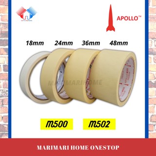 Apollo เทปกาว M500 M502 อุณหภูมิสูง 18 มม. 24 มม. 36 มม. 48 มม. (18 หลา)