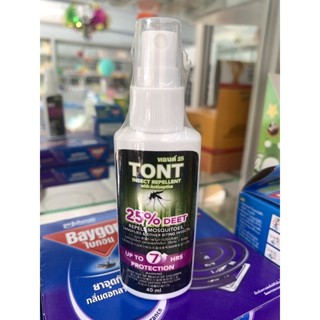 สเปร์ยกันยุง Tont insect repellent deet 25% 40ml.(ปกป้องได้นาน 7ชั่วโมง.)