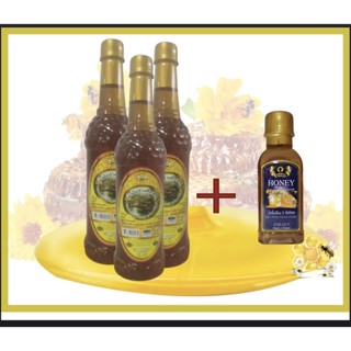 น้ำผึ้งป่าเดือนห้าขวดพลาสติกน้อยหน่า3ขวด1000g🐝🐝🐝 แถม1ขวด235g