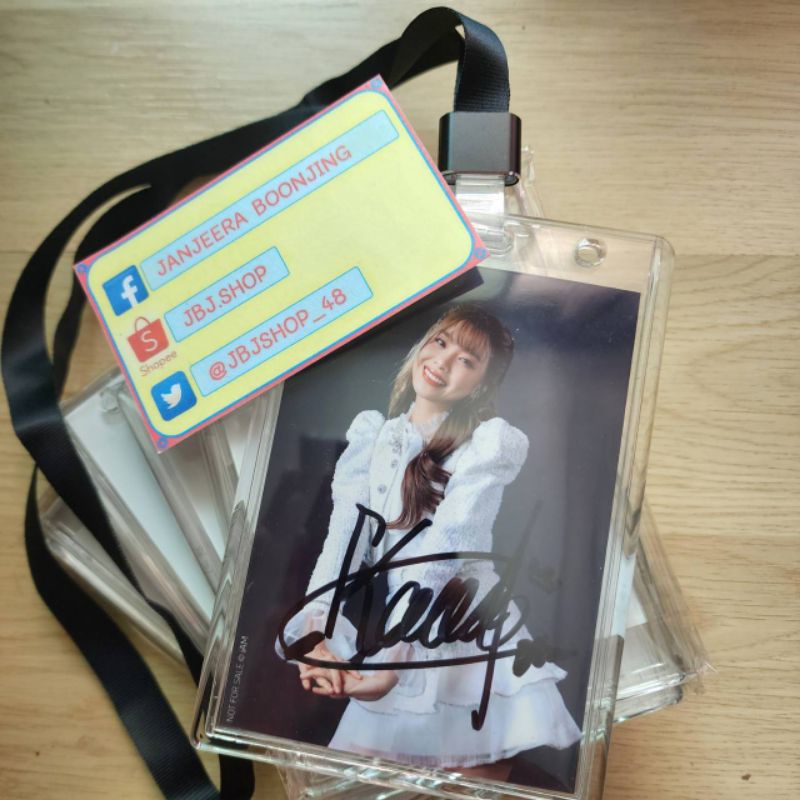 ป้ายขิง ป้ายห้อยคอ ป้ายใส่SSR แอคพิเศษ ขนาด Photoset BNK48 CGM48 3.5*5นิ้ว พร้อมสายคล้องคอโลหะ