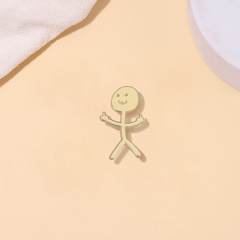 ตลก แนวตั้ง กลาง นิ้ว ฟิกเกอร์ เคลือบ เข็มกลัด โลหะผสม ตลก เข็มกลัด Pin ปกเสื้อ เครื่องประดับ ของขวัญ ราคา ถูกที่สุด ดีลบีเคเค แกลเลอรีภาพที่ 8