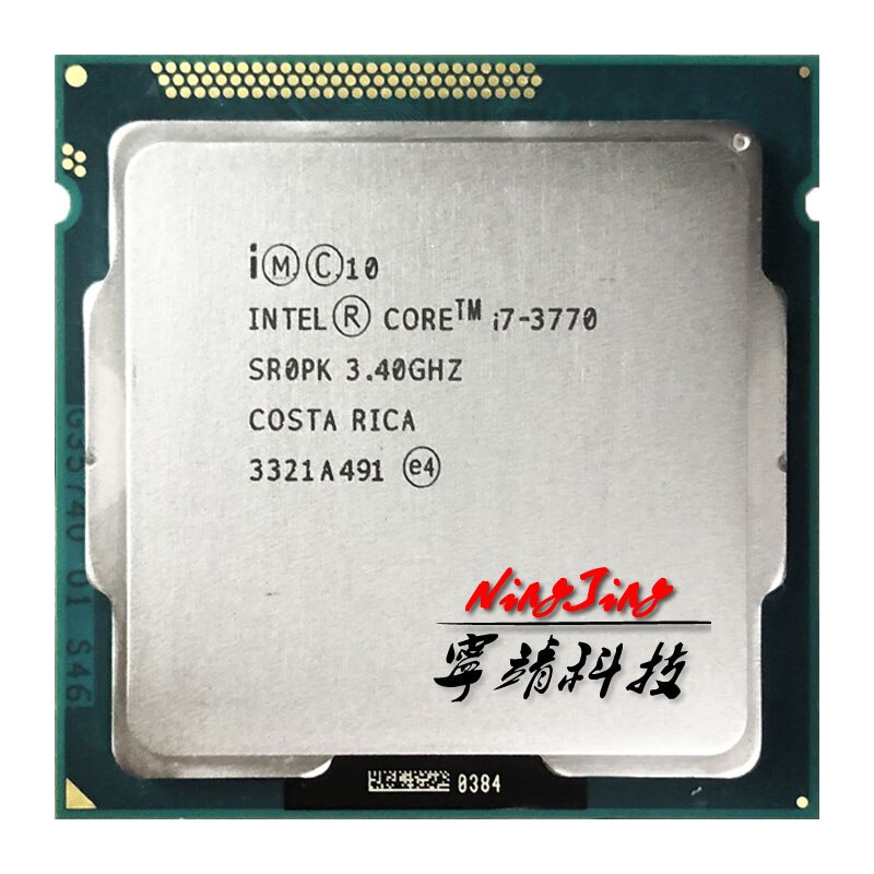 【พร้อมส่ง】intel Core โปรเซสเซอร์ CPU i7-3770 i7 3770 3.4 GHz 8m 77W LGA 1155