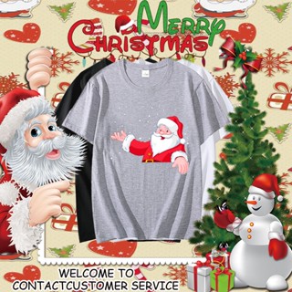 เสื้อผ้าคริสต์มาส เสื้อยืด เสื้อยืดเด็กผช เสื้อ Christmas เสื้อวันคริสต์มาส เสื้อไหมพรมคริสต์มาส ใส่เดินทาง 471