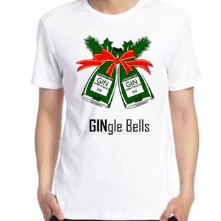 Gin Christmas Gingle Bells Xmas Classic graphic t shirts d Short Sleeve Unisex Streetwear Harajuku Summer Men&amp;#39;s clot