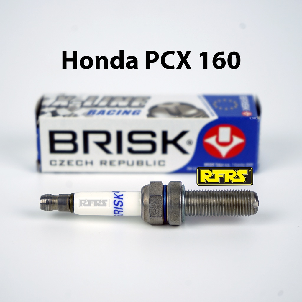 หัวเทียน BRISK X-Line 4 เขี้ยว แกนเงิน Honda PCX 160 (9X01ROC) xline Spark PlugMade in EU