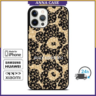 เคสโทรศัพท์มือถือ ลาย Marimekko 4 สําหรับ iPhone 14 Pro Max 13 Pro Max Samsung Galaxy Note10+ S21Ultra