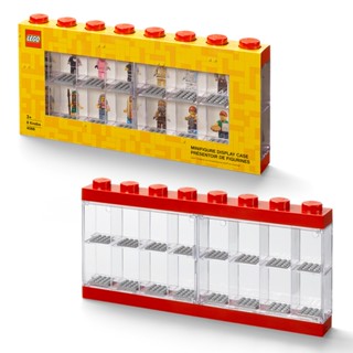 LEGO Minifigure Display Case กล่องโชว์ มินิฟิกเกอร์ เลโก้ สีแดง (16 Minifigures)