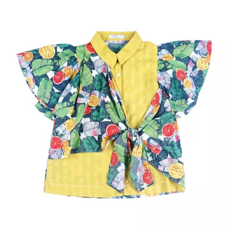 KIDS ICON Curly Blouse สําหรับเด็กผู้หญิง 8-14 ปี Curly original Mall