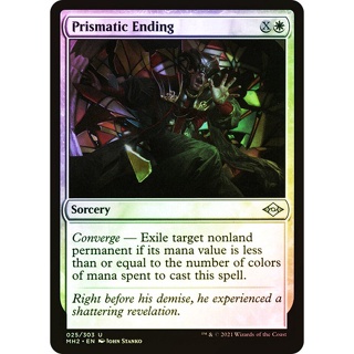 [MTG] Prismatic Ending [MH2] [WHITE] [UNCOM] [FOIL] [ENG] (การ์ดเมจิค / Magic the Gathering)