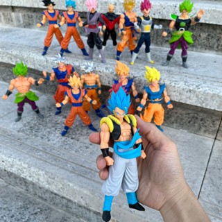 ตุ๊กตาฟิกเกอร์ Broly Super Saiyan God Pink Black Son Goku Vegeta Dragon Ball พรีเมี่ยม