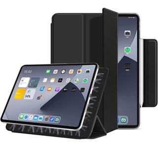 เคส สําหรับ iPad รุ่นที่ 10 2022 Air 5 Pro 4 mini 6 | 10.2 10.9 11 9.7 นิ้ว รุ่นที่ 9 8 7 | การดูดซับเคสแท็บเล็ตแม่เหล็ก ฝาครอบปลุกการนอนหลับอัจฉริยะ ปลอกขาตั้งซิลิโคน