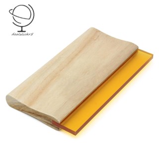 8 inch Silk Screen Printing Press Squeegee Single 70 Durometer Ink Scraper Tools