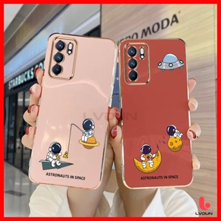 เคส OPPO Reno 6 5G Reno6Z 5G A16 Reno7 5G Reno7Z 5G Reno8Z 5G Reno8 5G Reno5 Astronaut Soft Case 2B-XQ