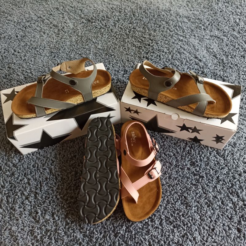 Nayla - Women& 39;s Birken Cross Flip-flops with Spotted Quail Sole (Series Mufa SJ-01)