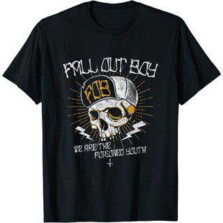 เสื้อยืดผ้าฝ้ายพรีเมี่ยม เสื้อยืด ลาย Fob Poison Young Skul สําหรับผู้ใหญ่