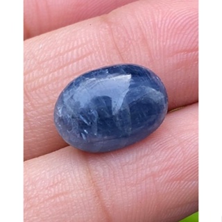 พลอย ไพลิน Blue Sapphire 10.75 กะรัต (Cts.) พลอยแท้ อัญมณีมงคลประจําวันเกิด เครื่องประดับพลอย