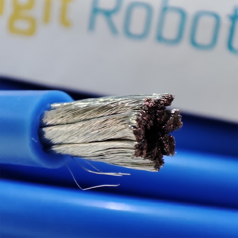 AWG 6 สายซิลิโคน AWG6 สายซิลิโคนสีฟ้าสีฟ้า RC เครื่องบิน