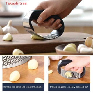 (Takashitree) เครื่องบดกระเทียม แบบสเตนเลสสตีล